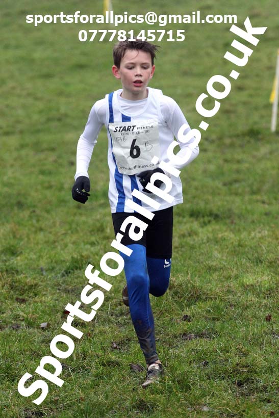 Boys under-13s, NECAA Junior Cross Country Relays, Thornley Farm, Peterlee, Saturday, December 12th. Photo: David T. Hewitson/Sports for All Pics